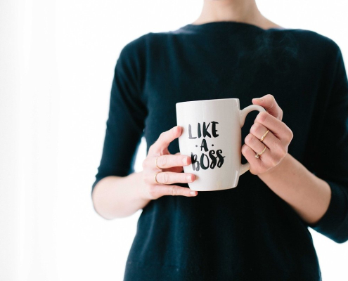 cup, mug, people