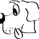 dog, tongue, stuck