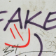 FAKE News – Deepfake Graffiti. Leica R7 (1994), Summilux-R 1.4 50mm (1983). Hi-Res analog scan by www.totallyinfocus.com – Kodak Portra 160 (expired 2014)