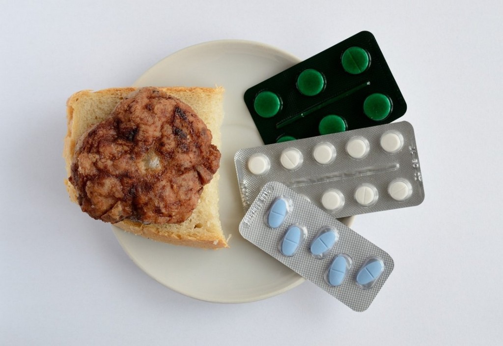 health, pills, junk food