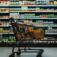 supermarket, shopping, trolley