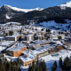 Davos Centrul Congreselor din Davos, gazda Forumului Economic Mondial din fiecare debut de ianuarie. Foto: AFP via Getty Images