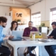 ai generated, meeting, office