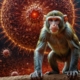 ai generated, mpox, monkey