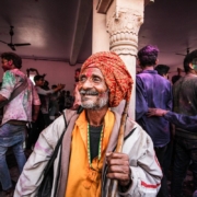 old man, pagri, indian