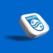 Philips icon in 3D. My 3D work may be seen in the section titled "3D Render."