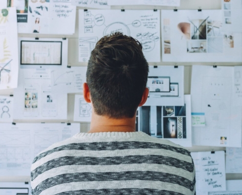 startup, whiteboard, room