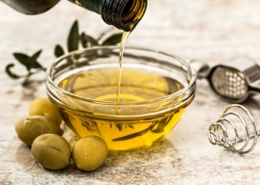 olive oil, olives, food