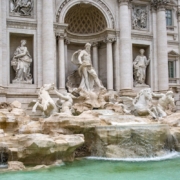 trevi, fountain, statue