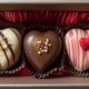 ai generated, chocolate, hearts, decoration, sugar, valentine's day, gift