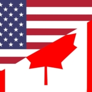 canada, usa, america, flags, background, wallpaper