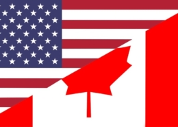 canada, usa, america, flags, background, wallpaper
