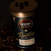 Nescafe gold roastery dark roast coffee packaging