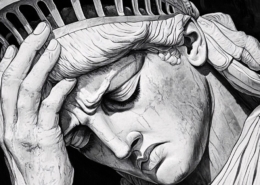 statue of liberty, crying, surreal, art, emotional, symbolism, sadness, sculpture, distressed, artwork, sorrow, monument, tears, artistic, creative, powerful, ai generated