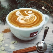 coffee, latte, art, espresso, steamed milk, coffee cup, cup, spoon, illy, swan, design, latte, illy, illy, illy, illy, illy