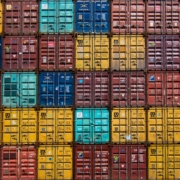 colorful, container, van, cargo, wharf, cargo, cargo, cargo, cargo, cargo
