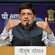 Piyush_Goyal_addressing_a_Press_Conference_on_the_achievements_of_his_Ministries_during_3_years_of_NDA_Government,_in_New_Delhi