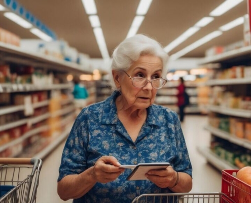 ai-generated-senior-pensioner-supermarket-shopping-inflation-price-list-costs-pension-worries-shopping-list-old-old-age-fruit-stockpack-pixabay.jpg ai generated, senior, pensioner, supermarket, shopping, inflation, price list, costs, pension, worries, shopping list, old, old age, fruit