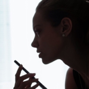 cute girl talking on the phone