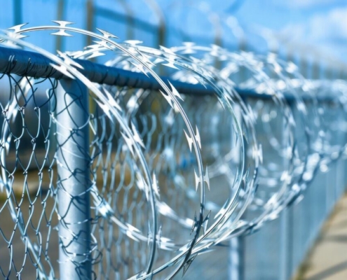 fence, barbed wire, boundary, border, prison, restricted area, area