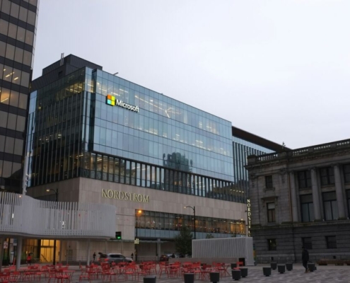 Microsoft building in Vancouver, BC, Canadá