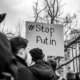 A people protesting together