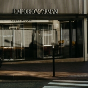 Sign on store facade