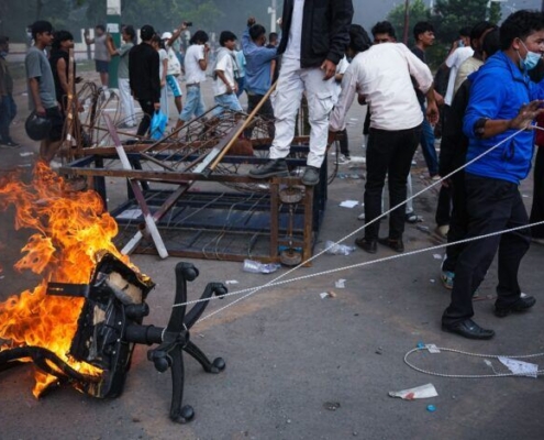 GenZ Demonstration Against Corruption In Nepal