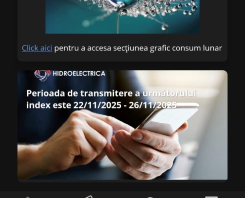 aplicatie Hidroelectrica iHidro copyright captura foto AFACERI.news