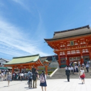 kyoto, shrine, japan, kyoto prefecture, buddhist, temple, architecture, historical, landmark, structure, blue sky, kyoto, kyoto, japan, japan, japan, japan, japan
