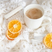 coffee, chocolate, warmly, winter, drink, mug, layout, coffee cup, white, orange, candies, knitting, caffeine, holidays, cosiness, atmosphere, house, oranges