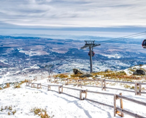 lomnicky stit, lomnicky peak, high tatras, mountains, slovakia, nature, tatry, land, landscape, tourism, sky, clouds, forest, mountain, high, snow, mood, scenery, cable car, winter, holiday, relaxation