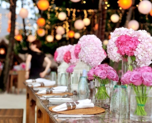 wedding, reception, table, banquet, centerpieces, flower vases, table setting, bouquets, celebration, flower wallpaper, event, decorations, elegant, flower arrangements, flowers, roses, table set-up, nature, wedding setup, beautiful flowers, wedding photography, flower background, wedding details