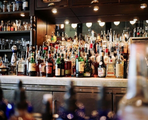 alcoholic beverages, bar, beer, bottles, glass bottles, liquors, alcoholic drinks, drinks, counter, pub, shelves, bar, bar, bar, bar, bar, beer