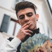 Italian man smoking