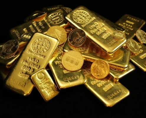 Gold coins and bullions