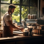 ai generated, barista, coffee, shop, cafe, bar, businessman, barista, barista, barista, barista, barista, cafe, bar