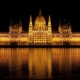 building, architecture, landmark, tourist attraction, water, nature, water reflection, river, illuminated, lighting, night, evening, historic, historical, legislative building, hungarian parliament, hungarian parliament building, danube river, budapest, hungary