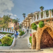 gaudi, guell park, architecture, barcelona, spain, europe, landmark, artistic, museum, ceramic, famous, design, mosaic, colorful, park-guell, outdoor, houses, structure, catalonia, barcelona, barcelona, barcelona, barcelona, barcelona