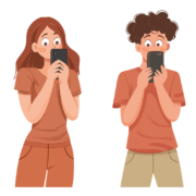 internet addiction, digital addiction, shocked, risk, online safety, mobile devices, social media, frightened, online dangers, scared, digital age, youth and technology, mobile obsession, smartphone overuse, tiktok, tech dependency, internet overload, emotional impact, modern youth, digital generation, online influence, virtual world, technology addiction, fear, ai generated