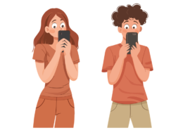internet addiction, digital addiction, shocked, risk, online safety, mobile devices, social media, frightened, online dangers, scared, digital age, youth and technology, mobile obsession, smartphone overuse, tiktok, tech dependency, internet overload, emotional impact, modern youth, digital generation, online influence, virtual world, technology addiction, fear, ai generated
