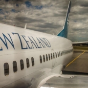 aircraft, new zealand, airport, nature, clouds