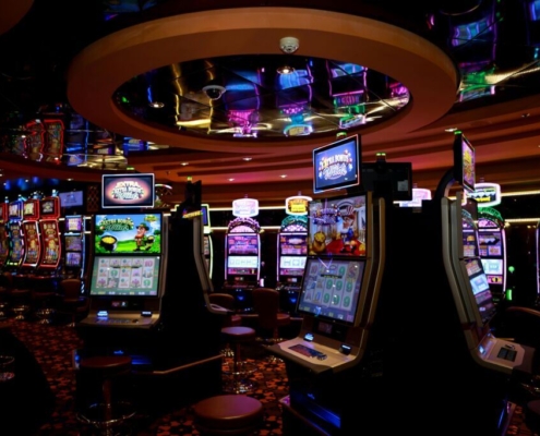 Interior of a casino
