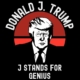 donald trump j stands for genius