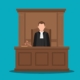 judge, courtroom, justice, law, legal, gavel, bench, trial, authority, lawyer, courthouse, judgment, cartoon, attorney, court, symbol, character, law enforcement, professional
