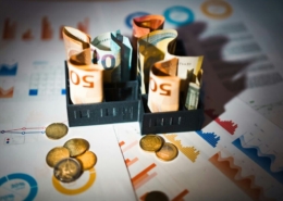 Money banknote house model document analytics stats