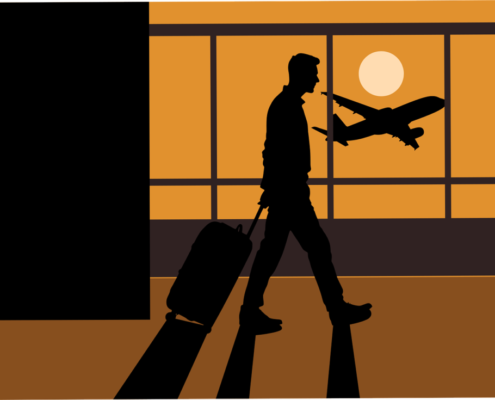 travel, airport, flight, silhouette, vacation, airplane, tourism, journey, destination, adventure, luggage, holiday, trip, transport, explore