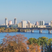 river, bridge, city, autumn, panorama, landscape, kiev, ukraine, capital, cityscape, architecture, dnieper, kyiv, europe, eastern europe
