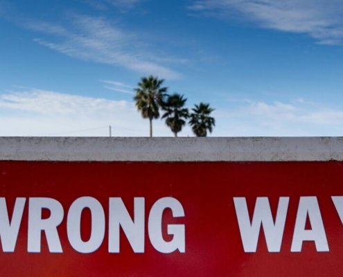 Wrong way #1.