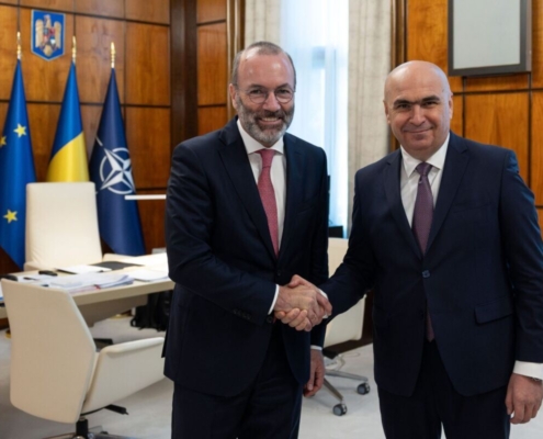 Manfred Weber Ilie Bolojan Foto: gov.ro